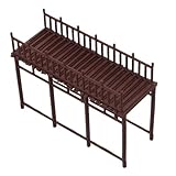 Gatuida Miniatur Brückendekoration Kunststoff Japanische Gartenbrücke Puppenhaus Brücke für Bonsai und Mikrolandschaft Wetterfest Vielseitig für Terrarien und Gartendeko