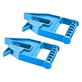 Abaodam 2 Stück 2 Stück Stallmatten Greifer aus ABS Robuster Mattenhalter für Pferdeboxenmatten Anhängermatten und Turnmatten Ergonomischer Greifer zum Mühelosen Verschieben Schwerer