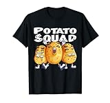 Kartoffelliebhaber Kartoffeltruppe Chips Pommes Potato Squad T-Shirt