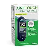 OneTouch Ultra Plus Reflect® Blutzuckermessgerät (mg/dl) I 1 Messgerät, 10 Teststreifen, 10 Lanzetten, 1 Stechhilfe & 1 Etui | Stiftung Warentest SEHR GUT (1,5)