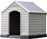 CURVER Hundehütte, grau, wasserdicht & UV-beständig, PVC,...