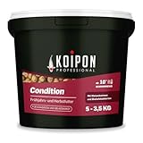 KOIPON Condition 3,5 kg 3mm Fischfutter Pellets Frühjahr & Herbst schwimmend, Teichfutter für japanische Koi, Koifutter als Goldfischfutter geeignet