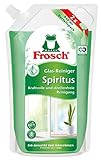 Frosch Spiritus Glas Reiniger, Glasreiniger - perfekter, streifenfreien Glanz - für Haushalt, Flächen und Autoscheiben, Nachfüllbeutel, 1er Pack (1 x 950 ml)