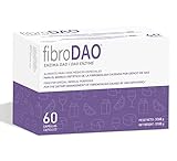 fibroDAO – Nahrungsergänzungsmittel von Fibromyalgie durch DAO Mangel/Histaminintoleranz - 60 Kapseln EFICAPS mit magensaftresistenten Tabletten - DAO-Enzym und Magnesium