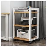 Höhenverstellbares Holzregal, CD-Eck-Komponentenschrank, Stereo-Audio-Tower mit abnehmbaren Regalen, für Zuhause/Büro/Audio-Video, A 3, 50 x 40 x 79 cm