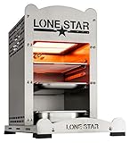 LONESTAR Premium Beef Oberhitzegrill 800 Grad Grill | Edelstahl Hochtemperaturgrill | Hochleistungs Steakgrill mit Keramik Heizelement | Steak Maker mit Piezozündung und Zubehör inkl. Ofenhandschuh