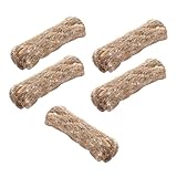 Yardwe 5St Sicherung Wachs Hanfseil Outdoor Gear feuerstahl Survival equiptment Camping-ausrüstung zündbriefchen Campfire Docht Jute Feuerwaffe Feuerzeug Grillzubehör Verbrennungshilfe