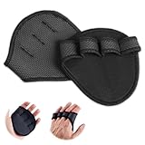 Cozevdnt Fitnesshandschuhe Griffpolster Griffpads, 1 Paar Gummi Pads, Sporthandschuhe für Gym Pull-Up Gewichtheben Krafttraining, Bodybuilding