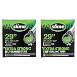 Slime 30078 Fahrrad-Reifenschlauch mit Slime-Dichtmittel gegen Pannen, Selbstdichtend, Verhindern und Reparieren, Schrader Ventil, 47 x/55–622 mm (29 x 1,85–2,20') (Packung mit 2)