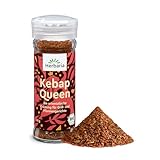 Herbaria Kebap Queen bio 40g Streuer – fertiges Bio-Gewürz für orientalische Grill- & Pfannengerichte - Kebap Gewürz - mit erlesenen Zutaten - im praktischen Glas-Gewürzstreuer