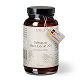 Waldkraft Schwarzes Maca Extrakt | Hochdosiert & in Rohkostqualität | Nachhaltig angebaut in Peru | Indigene Handernte | 100 % vegan & GMO-frei | 120 Kapseln im Braunglas