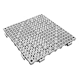 Modulares ineinandergreifendes Kissen, Bodenmatte aus Plüsch, quadratische ineinandergreifende Matten, tragbares modulares ineinandergreifendes Kissen, verstellbare Drainagefliesen für Patio, Cam