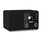 TechniSat DIGITRADIO 307 BT – DAB+ Radio mit BestTune (DAB, UKW, AUX in, Bluetooth-Audiostreaming, Kopfhöreranschluss, Favoritenspeicher, Wecker, Sleeptimer, Uhr/Datumsanzeige, 5W RMS Mono) schwarz