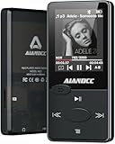 Mp3 Player Bluetooth 5.3 HiFi-Sound, Mp3 Player FM-Radio, Mini Mp3-Player 32G für Kinder und Erwachsene, Inklusive Kopfhörer, kann TF-Karte Einlegen (Schwarz)