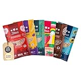3Bears Porridge Probier-Set I 6x50g vegane Portionsbeutel mit Feiner Kakao, Zimtiger Apfel, Mohnige Banane, Fruchtige Kokosnuss, Dreierlei Beere & Kerniger Klassiker | Mit rein natürlicher Süße