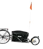 BIKE ORIGINAL Fahrradanhänger Mono Rad mit Stoßdämpfer