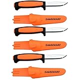 Jagdaktiv 3er Pack Messer Morakniv Basic Sauscharf Orange Drückjagd Messer Jäger Sonderedition