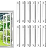 12 Stück Insektenschutz Fliegengitter Fenster Magnete, Magnetbefestigung für Fliegengitter, Selbstklebendes Mückenschutzzubehör, für Küche, Wohnzimmer, Balkon