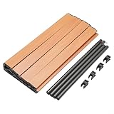 Tisch aus Aluminiumlegierung für Campingwagen, bequem zusammenklappbar für einfachen Transport und Einrichtung (S-Holz)