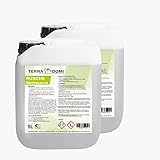 TerraDomi Rusche Steindusche, 10 Liter Konzentrat, Steinreiniger für bis zu 4000 m², Reinigungsmittel für saubere Wege & Plätze, Wegerein, biologisch abbaubar - BAuA Nr. N-93337