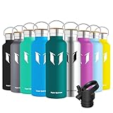 Super Sparrow Trinkflasche Edelstahl Wasserflasche - 750ml - Isolier Flasche mit Perfekte Thermosflasche für Das Laufen, Fitness, Yoga, Im Freien und Camping | Frei von BPA
