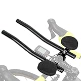 Aero-Lenker – Aero-Lenker Für Rennräder | TT Bike Rest Bar Schwarz – Fahrrad-Clip- -Armlehnenstange, Entspannungsgriff Für Zusätzlichen Komfort