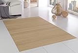 DE-COmmerce Bambusteppich Massive Pure, 60x120 cm, 17mm...