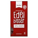 Xucker Edelbitter Schokolade mit Xylit - Vegane Edelbitter...