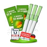 F.MERZCA® 3er Set Rauchentwöhnung Atemstick A1 – 3 Atemsticks mit 18 Geschmacksfiltern –6 Sorten - Orange, Minze, Zitrone, Erdbeere, Pfirsich, Mango – Rauchfrei Hilfsmittel (9er Set Mango)