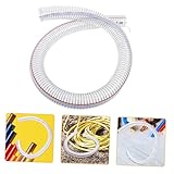 SOIMISS PVC Stahlseilverstärkter Flexibler Spiralschlauch Robustes Öl und Industriekraftstoffrohr Witterungsbeständig UV Resistent Innen Außen Temperaturbeständig Vielseitig Einsetzbar