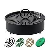 Mückenspirale Halter, Anti Mücken Spirale Metall Holder, für Citronella Räucherspirale, Zitronengras Coils, Insekten Spirale, Räucherspiralen Halter,Indoor und Outdoor