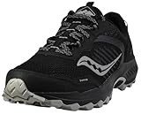Saucony Herren Excursion TR15 Trailrunning-Schuh, Schwarz (Black Shadow), 8 Wide