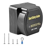 ASOFTY Batterie Trennrelais 12V 140A, Spannungsempfindliches Relais, Spannungsgesteuertes Trennrelais, Automatisches Batterietrenner für Auto, Wohnmobil, LKW, Boot