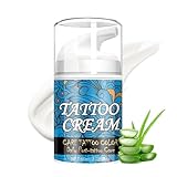 Tattoo Creme Frisches, Tattoo Butter Aftercare Cream mit Kokosöl, Aloe Vera, Vitamin E, Intensive Feuchtigkeit für Tattoos, Tattoo Haut Feuchtigkeitsspendend, Weich Die Haut Machen (1)