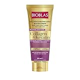 BIOBLAS Collagen & Keratin Haarpflege Spülung Conditioner wirksam gegen Haarverlust für sehr dünne Haare 250 ml