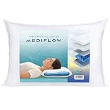 Mediflow Das erste & Original Wasserkissen, klinisch erwiesen, um Nackenschmerzen zu reduzieren & den Schlaf zu verbessern Ideal für die richtige Nackenunterstützung (50 x 70 cm)