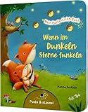 Mein Puste-Licht-Buch: Wenn im Dunkeln Sterne funkeln: Gute-Nacht-Buch mit Puste-Licht und LED-Lämpchen, Mitmachbuch für Kinder ab 18 Monaten