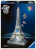 3D Puzzle Iconics: Eiffelturm - mit Licht