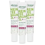 alkmene Mein Teebaumöl Anti Pickel Stift 3x 15 ml weniger Pickel in 2h - Naturreines Teebaumöl, vegan & klimaneutral - SOS Pickelstift - Soforthilfe gegen Pickel & Hautunreinheiten - Antipickelstift