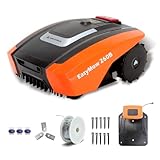 Yard FORCE Mähroboter EasyMow 260B bis zu 260 qm - Selbstfahrender Rasenmähroboter, einfache Bedienung, Bluetooth- und App-Steuerung, 30% Steigung und 20 V / 2,0 Ah Lithium-Ionen-Akku, 260 M²