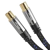 KabelDirekt – 4K Antennenkabel, Koaxialkabel, TV Kabel – 2m – In Deutschland entwickelt, bruchfester Nylon-Mantel (Antennenstecker auf Buchse, Fernsehkabel, digital/analog, für DVB-C/DVB-T/DVB-S)