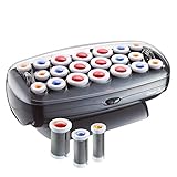 Babyliss Pro BAB3021E Keramik Heizwickler mit Samt beschichtet, 20 Stück Silber, 12 rulos profesionales