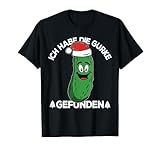 Weihnachten Weihnachtsgurke Weihnachtsbaum Weihnachtskugeln T-Shirt