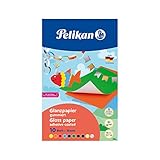 Pelikan 137935 - Glanzpapier gummiert, 10 Blatt