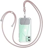 GUMO-LONG Handyband Universal zum Umhängen - Kompatibel mit jedem Handy und Smartphone, Kette zum Umhängen, Hülle mit Kordel, mit jeder Hülle kombinierbar, Polypropylen