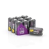 GP Extra CR2 Batterie 3 Volt Lithium (10 Stück Batterie CR2 3V) für Digitalkameras, Rauchmelder, Taschenlampen, Laserpointer und vieles mehr (in plastikfreier Verpackung)