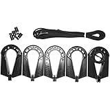 Blokart Mast Protector Foil Set Unisex Erwachsene, Schwarz