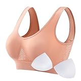 Damen Push Up BH Gepolstert Elegant Klassischer BH,Trägerloser BH Für Große Cups,BH Mit Transparenten Träger,V Ausschnitt BH,Bügel BHS,Reizwäsche Große Größen