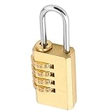 Gepäckschloss, Angenommene Kombinationskombinationsschloss -Lock -Lock -Kupfer für Schließfächer, Gepäck, Toolboxen