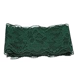 10 Meter weiches Nylon -Spitzenband, leichtes Schneiden für das Nähen, eleganter Stil, breite Anwendung in DIY -Projekten, Hochzeitsfeierdekoration (Dark Green)